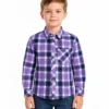 Boys Purple Check | Shirt