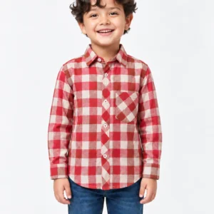 Boys Red Check |Shirt