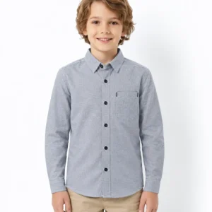 Boys Light Grey Winter | Shirt