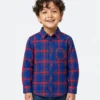 Boys Check Blue Winter | Shirt