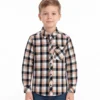 Boys Beige Check | Shirt
